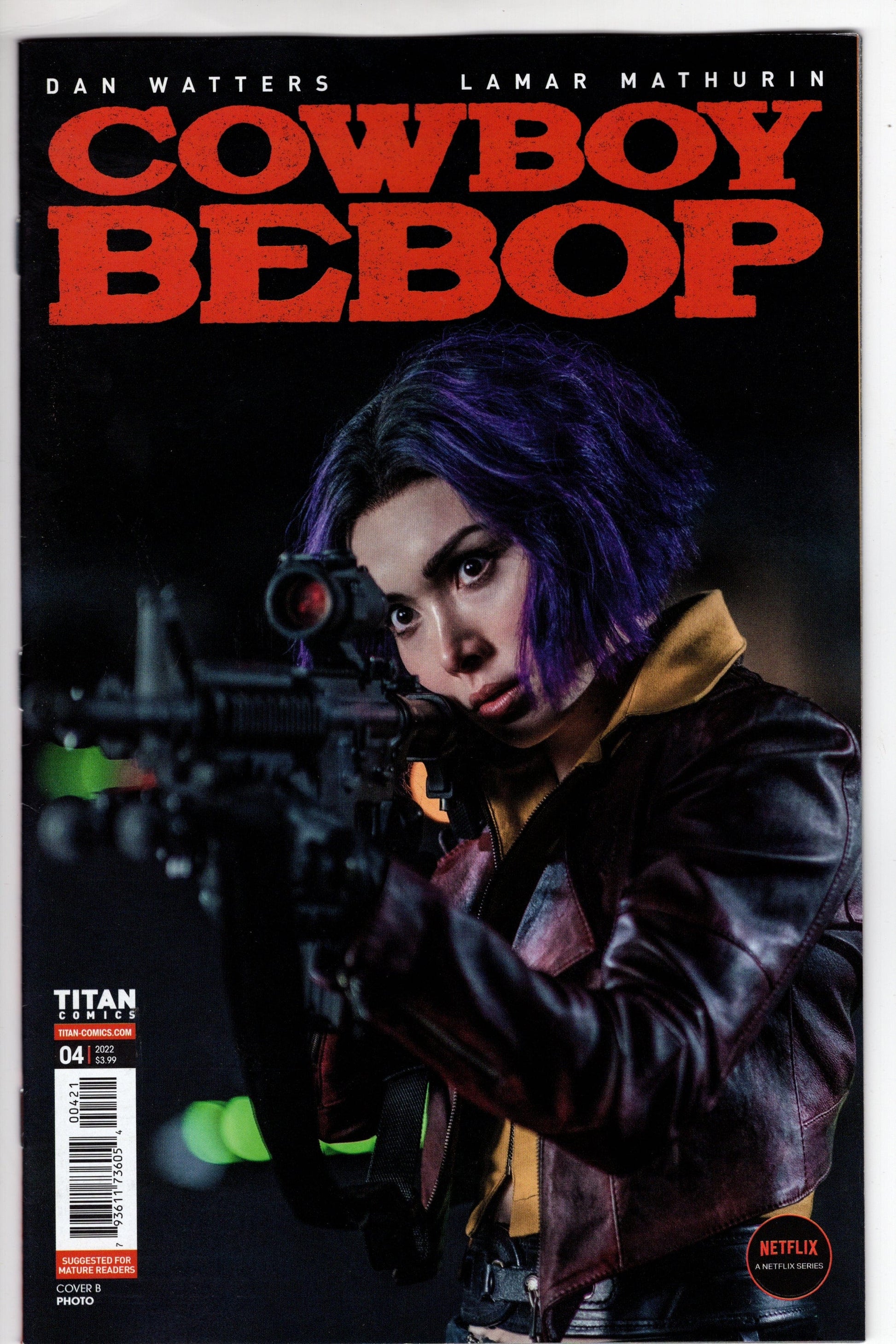 TITAN COMICS COMIC BOOK VF/NM COWBOY BEBOP #4 CVR B PHOTO