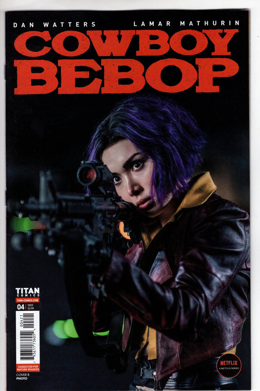 TITAN COMICS COMIC BOOK VF/NM COWBOY BEBOP #4 CVR B PHOTO
