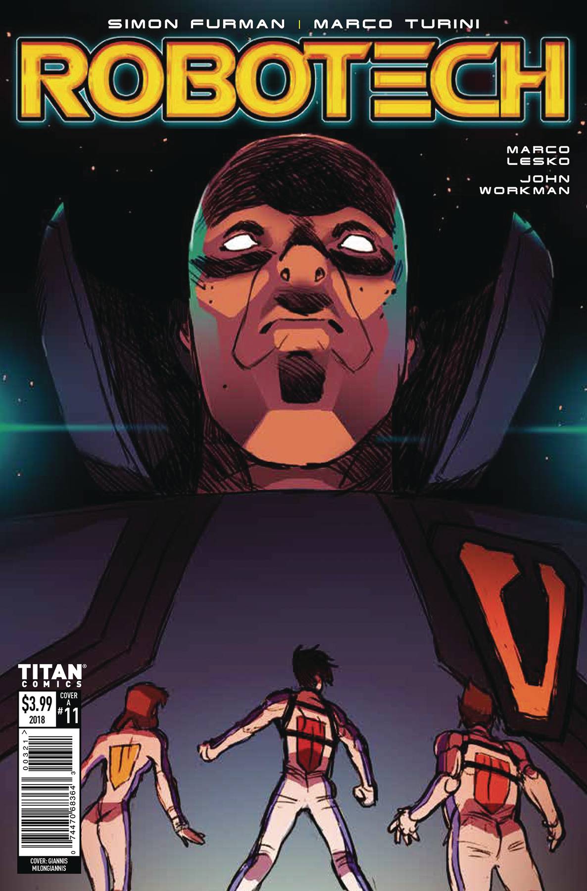TITAN COMICS ROBOTECH #11 CVR A MILONOGIANNIS