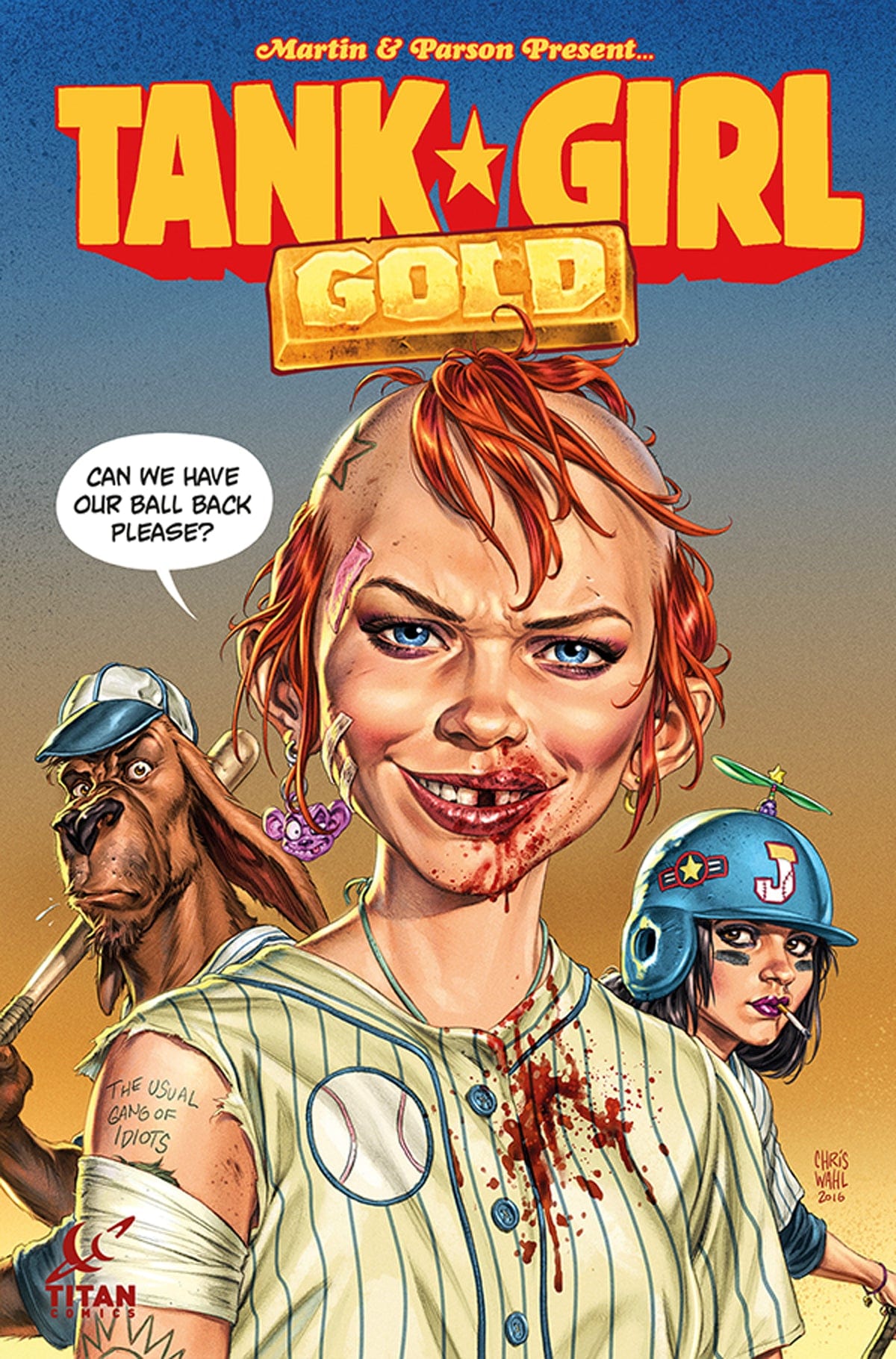 TITAN COMICS TRADE TANK GIRL GOLD TP (MR)