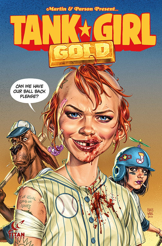 TITAN COMICS TRADE TANK GIRL GOLD TP (MR)