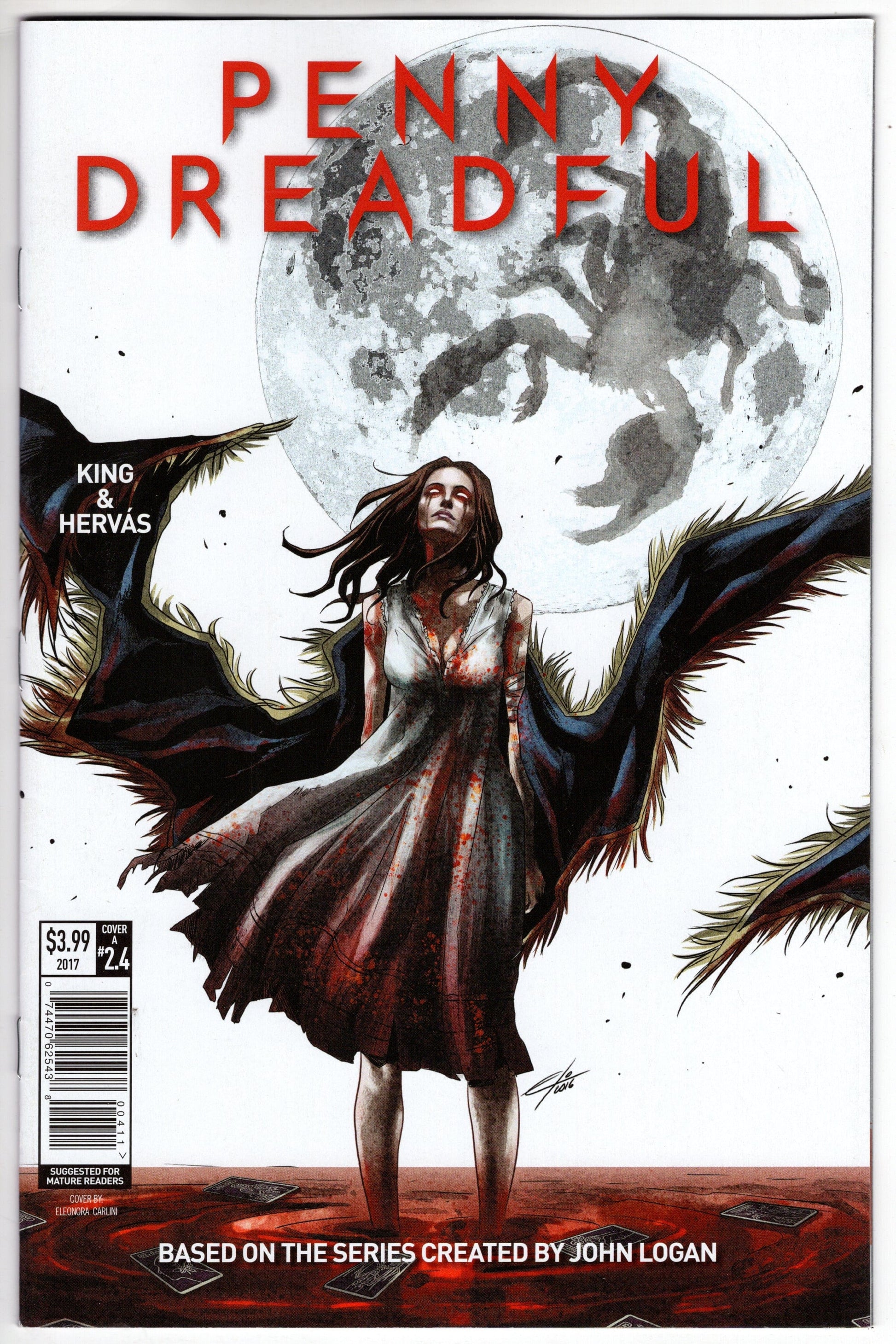 TITAN COMICS VF/NM PENNY DREADFUL #4 CVR A CARLINI
