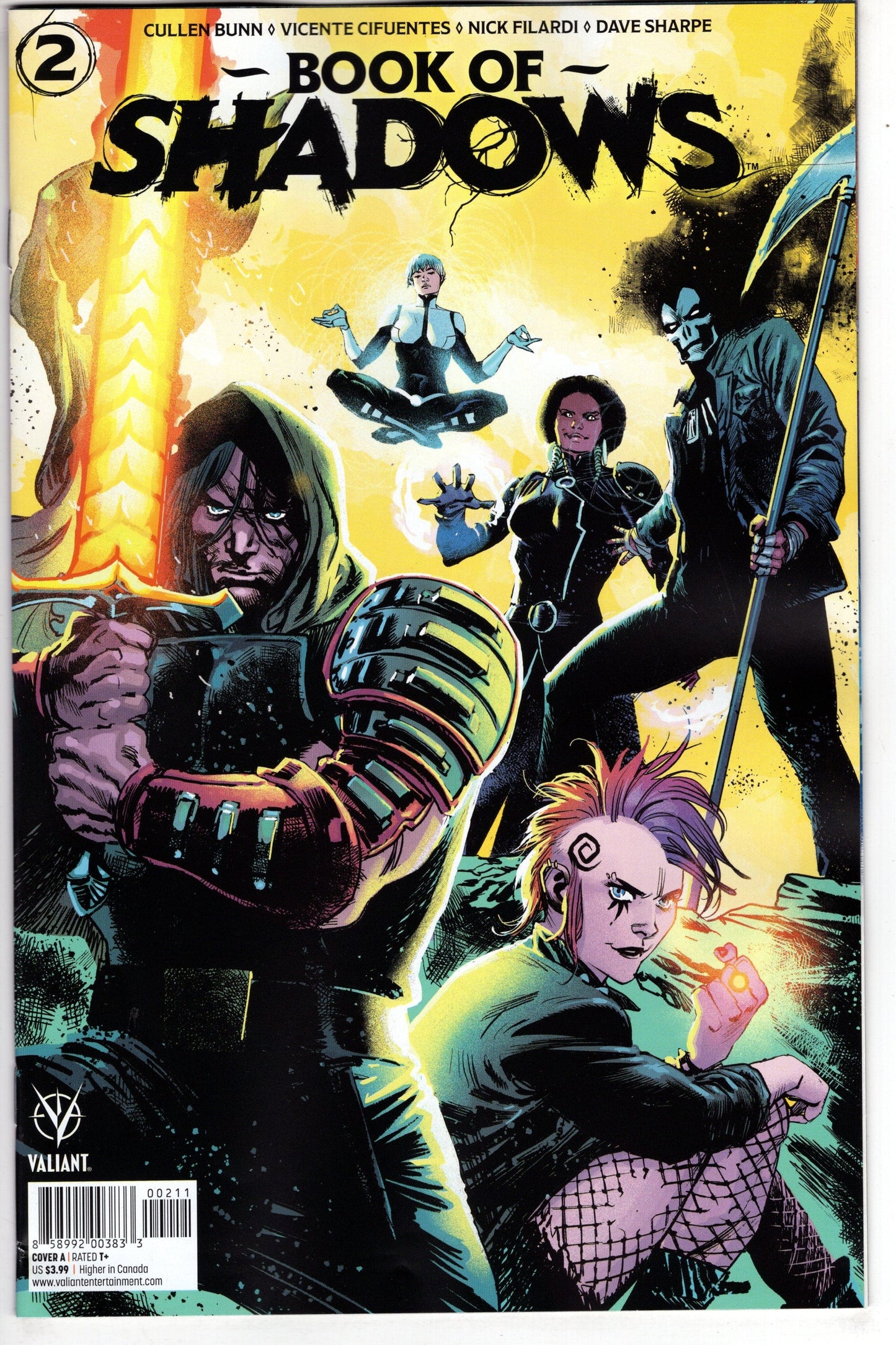 VALIANT ENTERTAINMENT LLC COMIC BOOK BOOK OF SHADOWS #2 CVR A ALBUQUERQUE