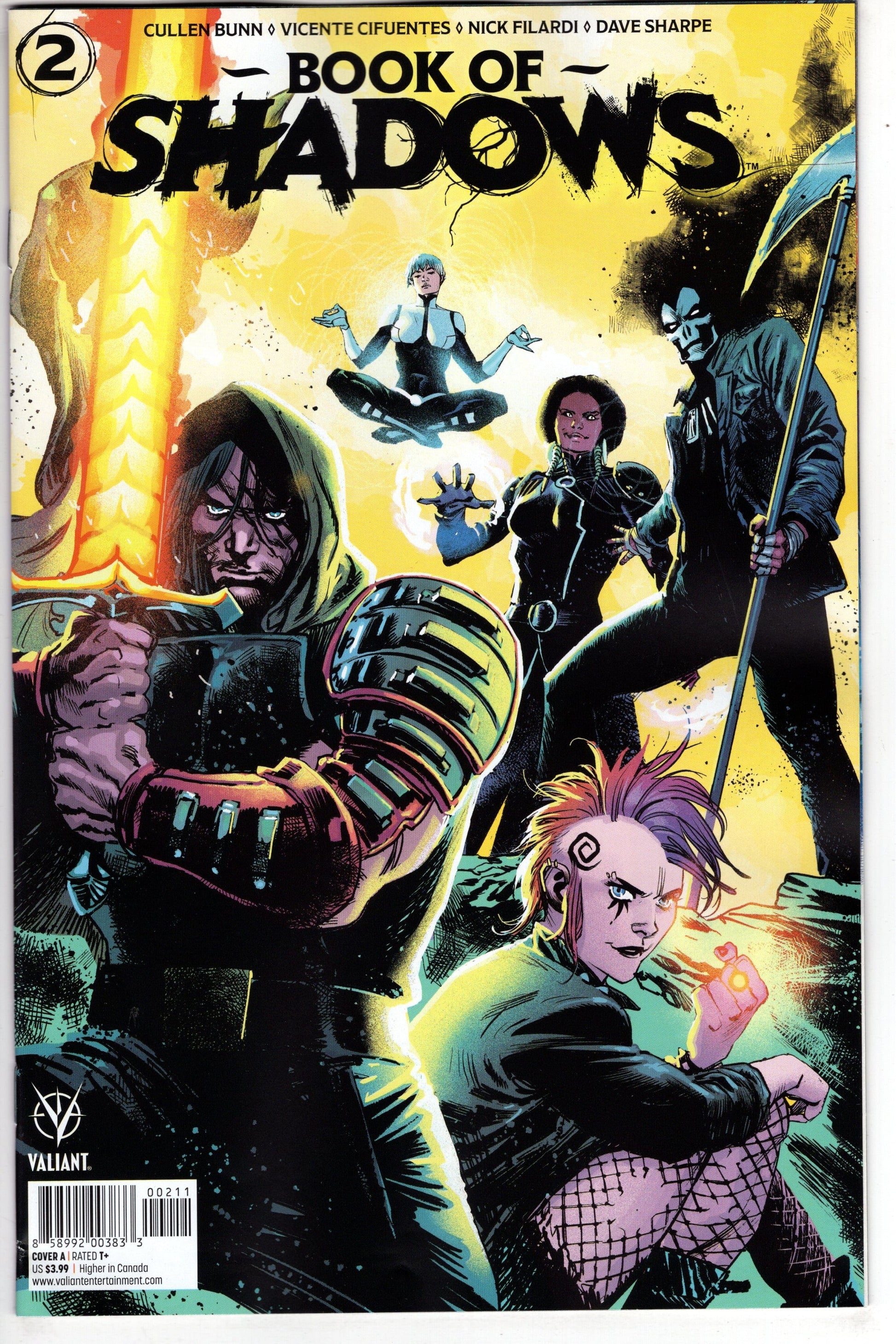 VALIANT ENTERTAINMENT LLC COMIC BOOK BOOK OF SHADOWS #2 CVR A ALBUQUERQUE