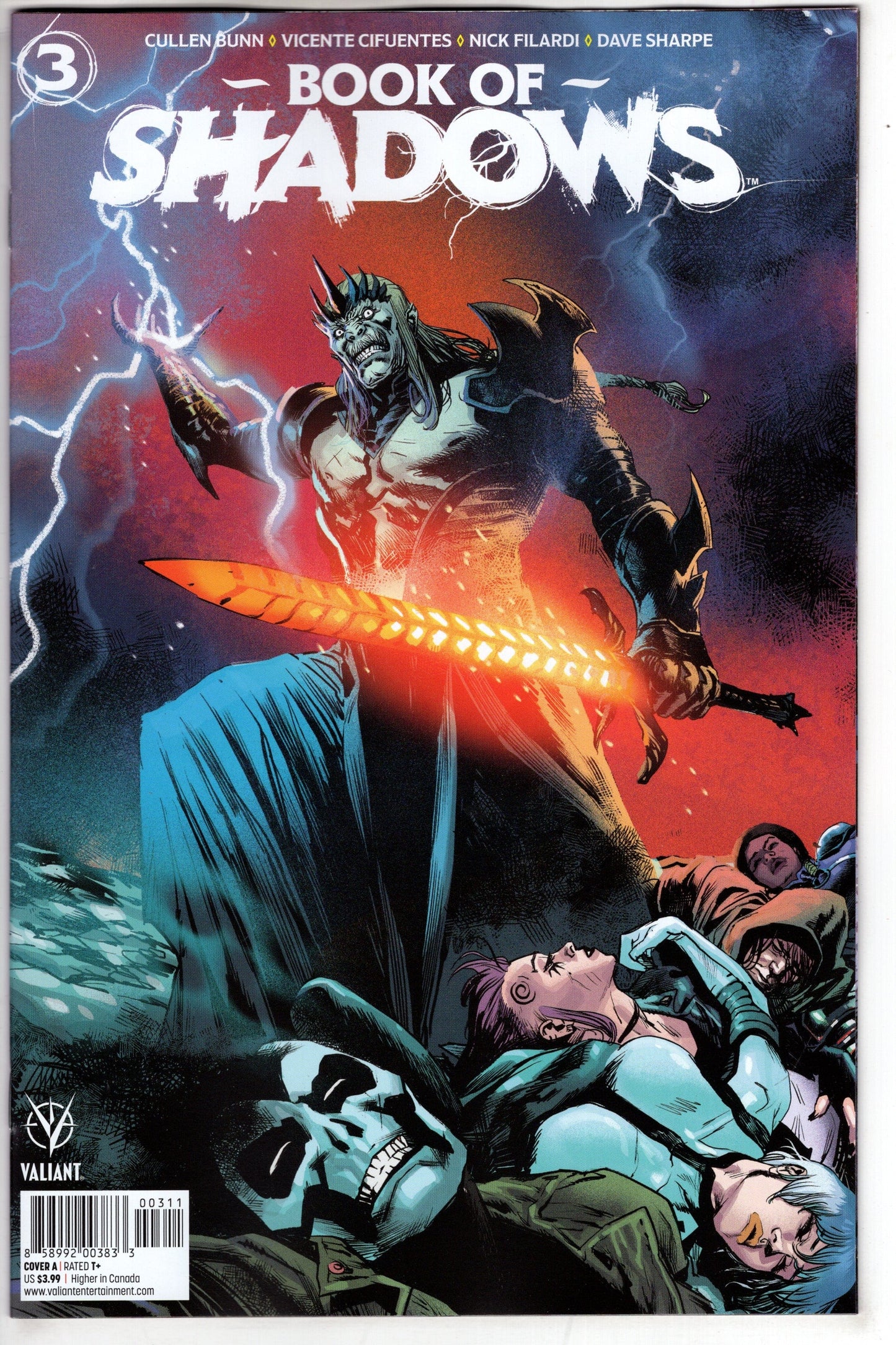 VALIANT ENTERTAINMENT LLC COMIC BOOK Book Of Shadows #3 Cover A Albuquerque