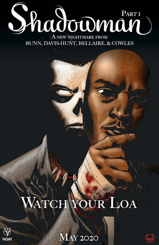 VALIANT ENTERTAINMENT LLC COMIC BOOK SHADOWMAN (2020) #1 CVR C HORROR HOMAGE JOHNSON (RES)