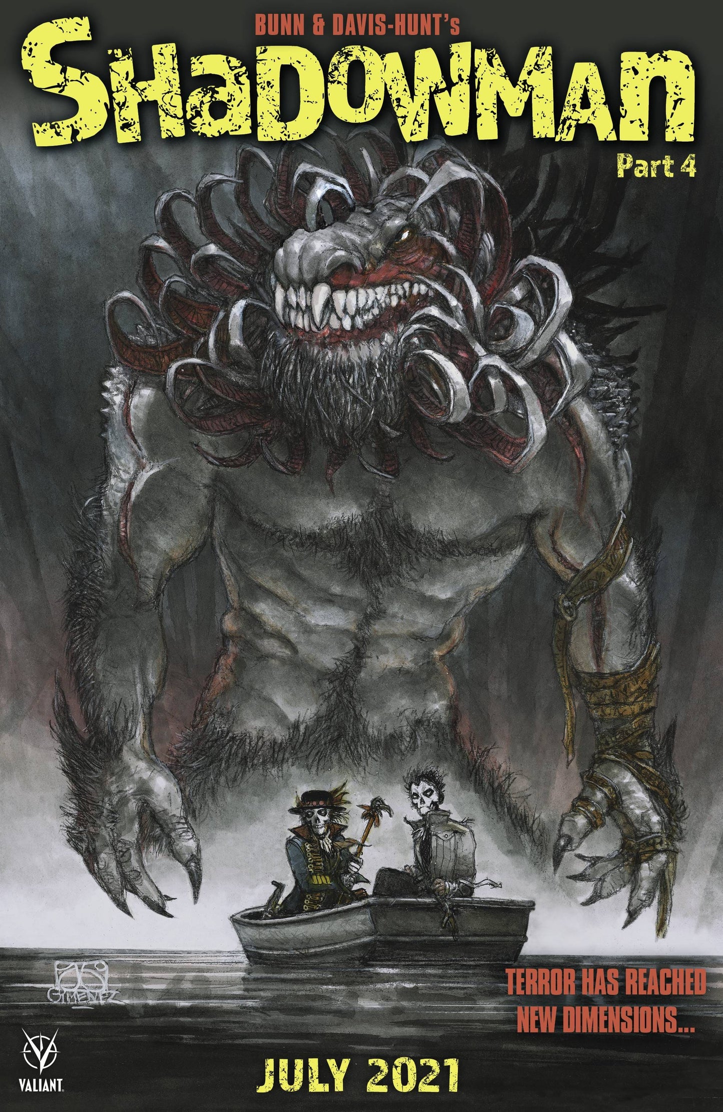 VALIANT ENTERTAINMENT LLC COMIC BOOK SHADOWMAN (2020) #4 CVR C GIMENEZ