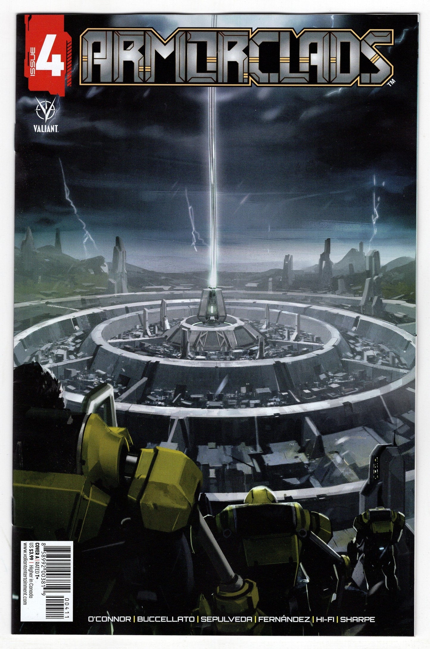 VALIANT ENTERTAINMENT LLC COMIC BOOK VF/NM ARMORCLADS #4 (OF 5) CVR A HUTOMO