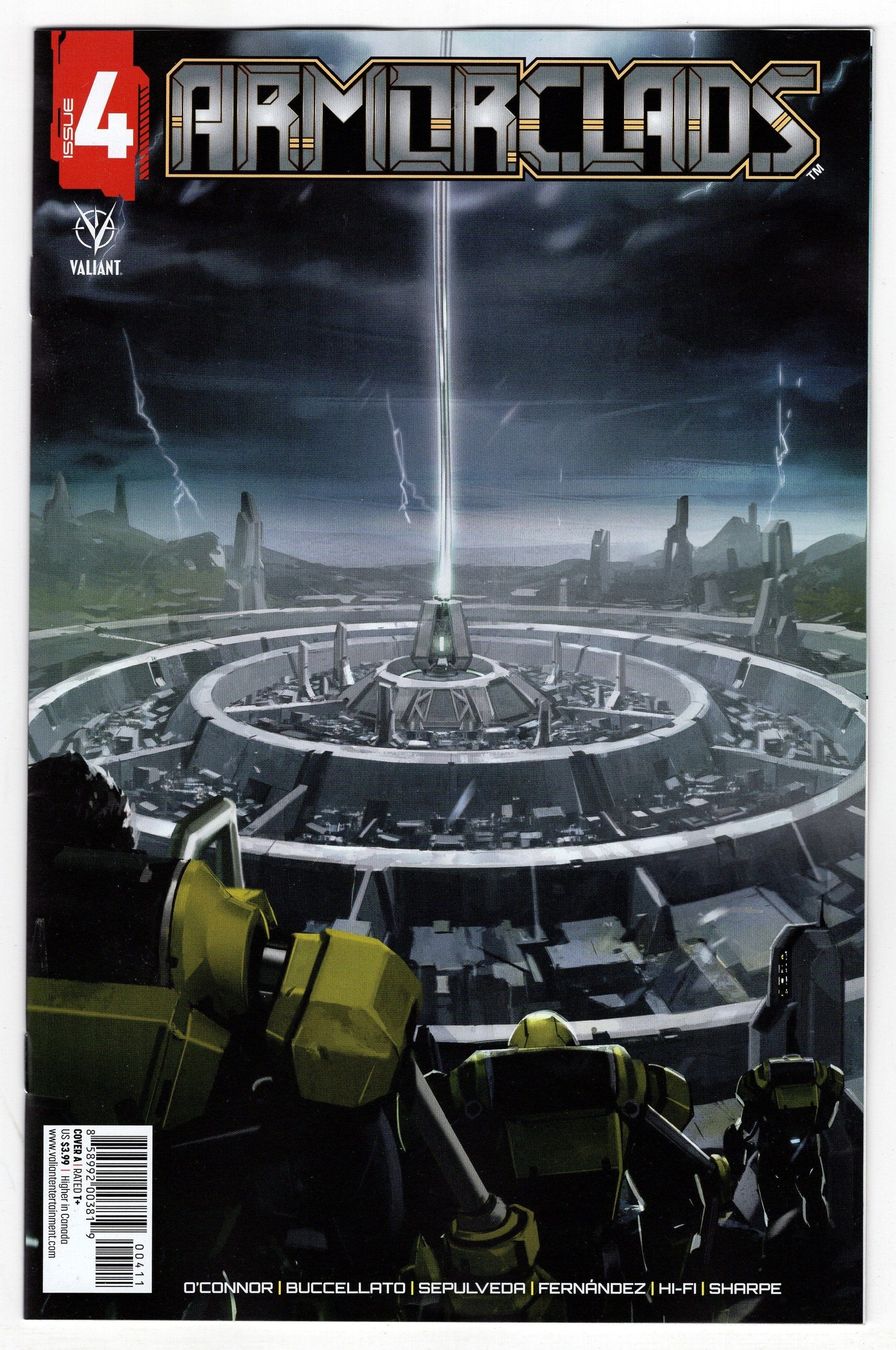 VALIANT ENTERTAINMENT LLC COMIC BOOK VF/NM ARMORCLADS #4 (OF 5) CVR A HUTOMO