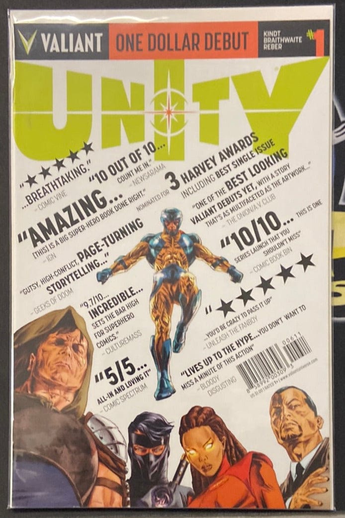 VALIANT ENTERTAINMENT LLC Comics UNITY #1 ONE DOLLAR DEBUT ED