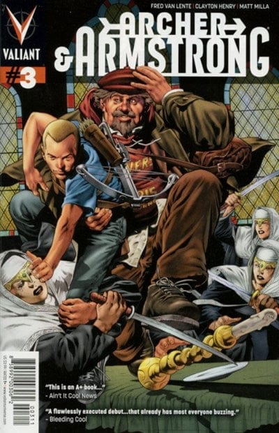 VALIANT ENTERTAINMENT LLC Comics VF/NM ARCHER & ARMSTRONG #3 LOZZI CVR