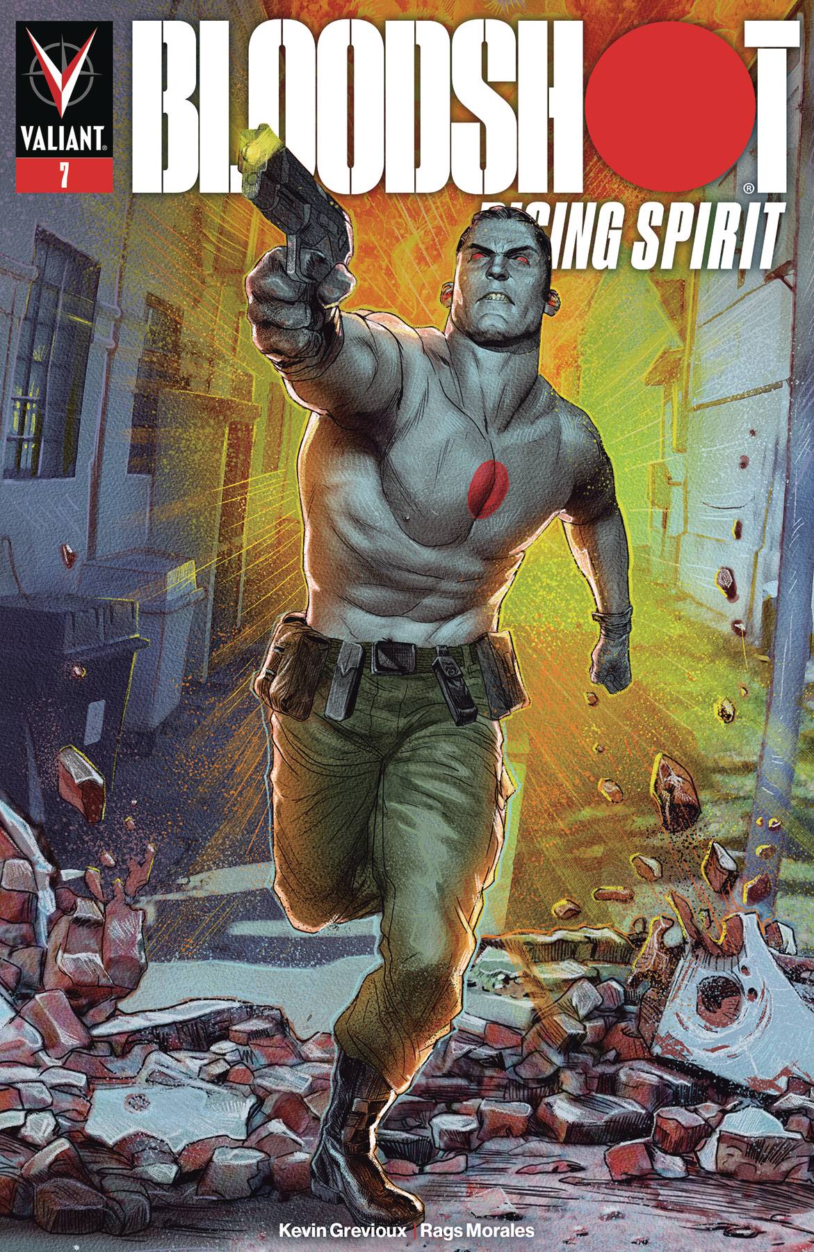 VALIANT ENTERTAINMENT LLC VALIANT ENTERTAINMENT LLC BLOODSHOT RISING SPIRIT #7 CVR A GUEDES