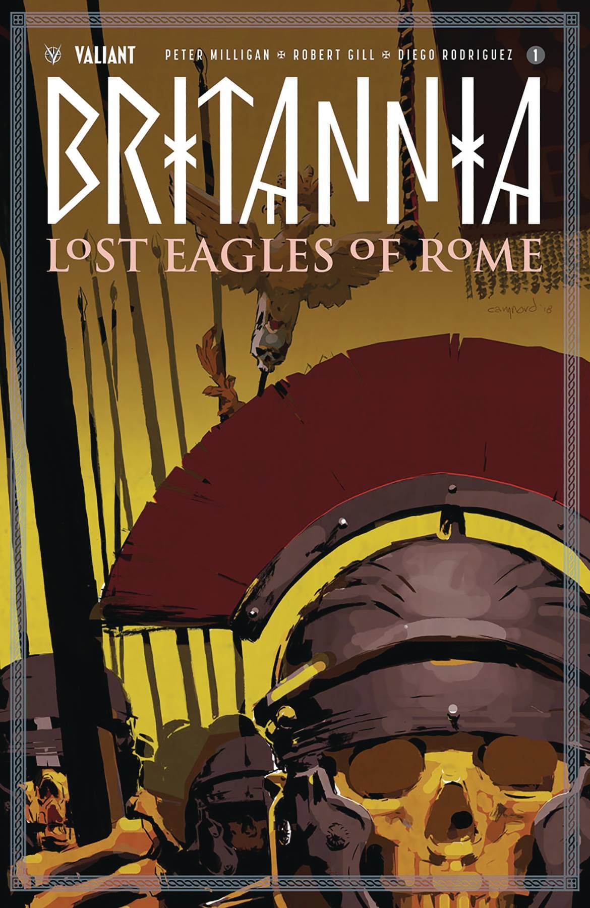 VALIANT ENTERTAINMENT LLC VF/NM BRITANNIA LOST EAGLES OF ROME #1 (OF 4) CVR A NORD