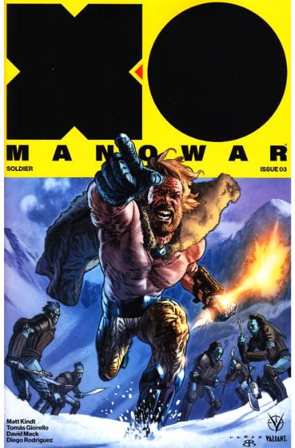 VALIANT ENTERTAINMENT LLC VF/NM X-O MANOWAR (2017) #3 CVR A LAROSA