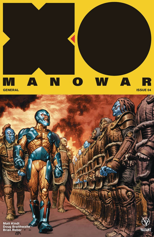 VALIANT ENTERTAINMENT LLC VF/NM X-O MANOWAR (2017) #4 CVR A LAROSA