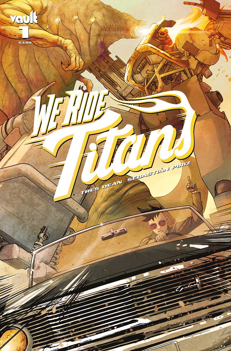 VAULT COMICS COMIC BOOK VF/NM WE RIDE TITANS #1 CVR A PIRIZ