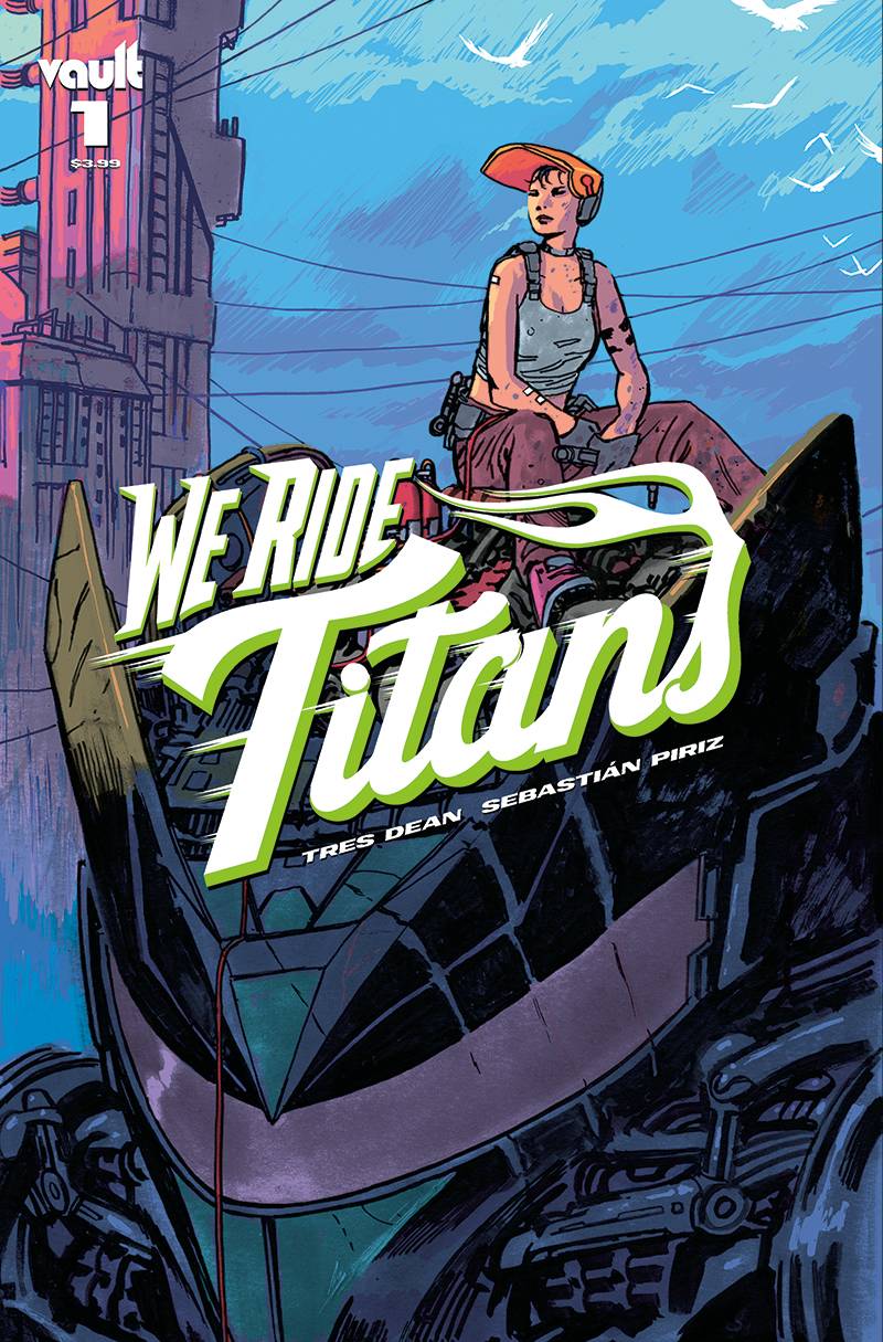 VAULT COMICS COMIC BOOK VF/NM WE RIDE TITANS #1 CVR B HIXSON