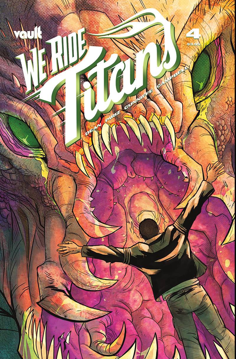 VAULT COMICS COMIC BOOK VF/NM WE RIDE TITANS #4 CVR A PIRIZ