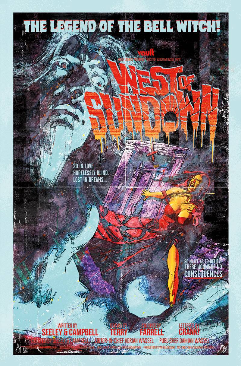 VAULT COMICS COMIC BOOKS VF/NM WEST OF SUNDOWN #2 CVR A CAMPBELL