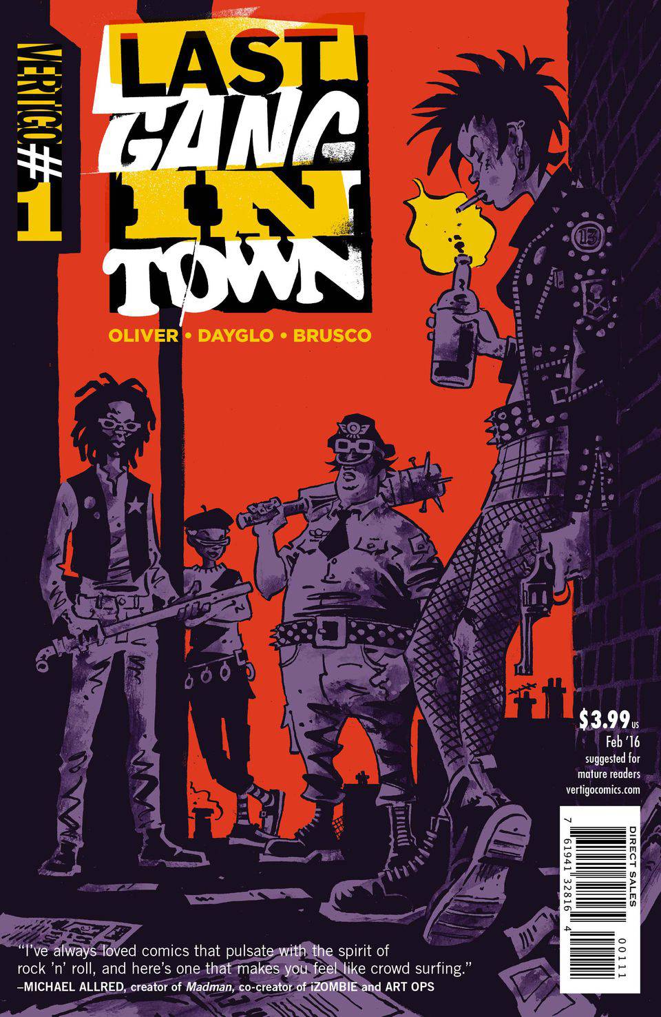 vertigo vertigo LAST GANG IN TOWN #1 (OF 7) (MR)