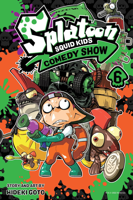 VIZ LLC MANGA VF/NM SPLATOON SQUID KIDS COMEDY SHOW GN VOL 06