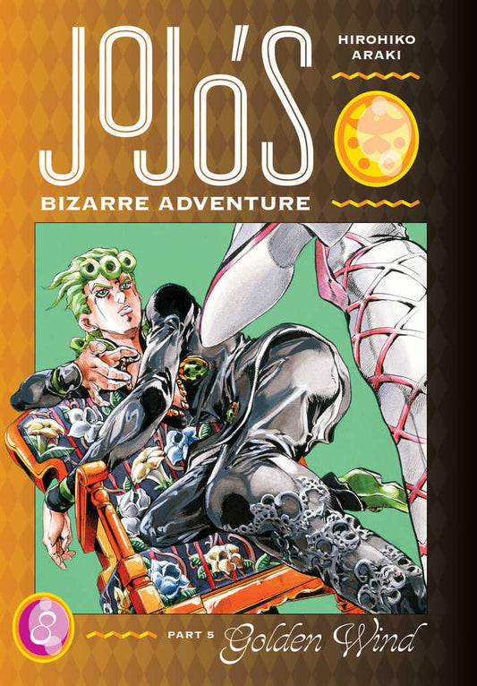 VIZ MEDIA LLC MANGA Jojos Bizarre Adventure Pt 5 Golden Wind Hardcover Volume 08 (Mature)
