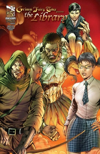 ZENESCOPE ENTERTAINMENT INC COMIC BOOK GFT THE LIBRARY #5 A CVR MYCHAELS