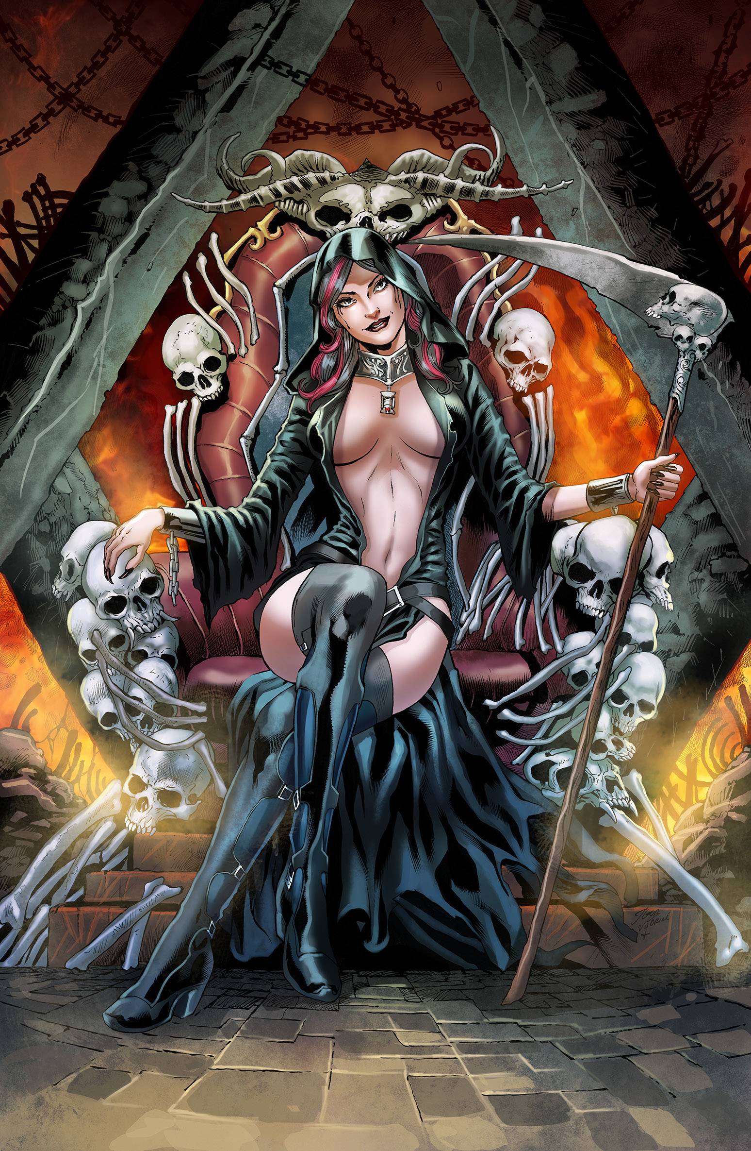 ZENESCOPE ENTERTAINMENT INC COMIC BOOK VF/NM TALES OF TERROR ANNUAL GODDESS OF DEATH CVR B VITORINO