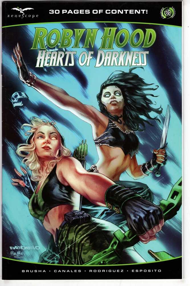 ZENESCOPE ENTERTAINMENT INC Comics Robyn Hood Hearts Of Darkness One Shot Cover A Barrionuevo