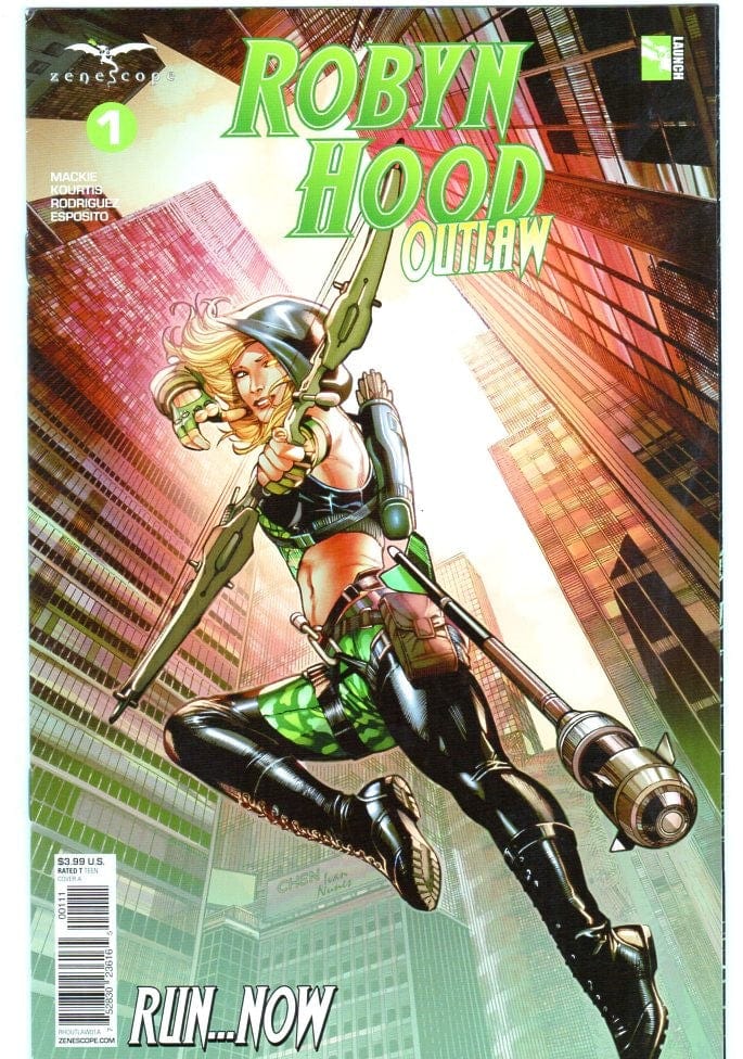 ZENESCOPE ENTERTAINMENT INC Comics VF ROBYN HOOD OUTLAW #1 CVR A CHEN