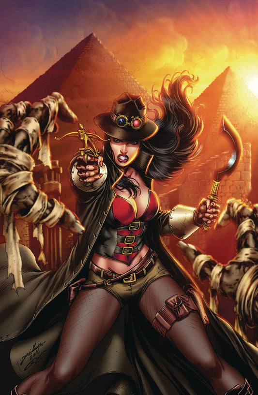 ZENESCOPE ENTERTAINMENT INC GFT VAN HELSING VS THE MUMMY OF AMUN RA #3 (OF 5) CVR A LUIS