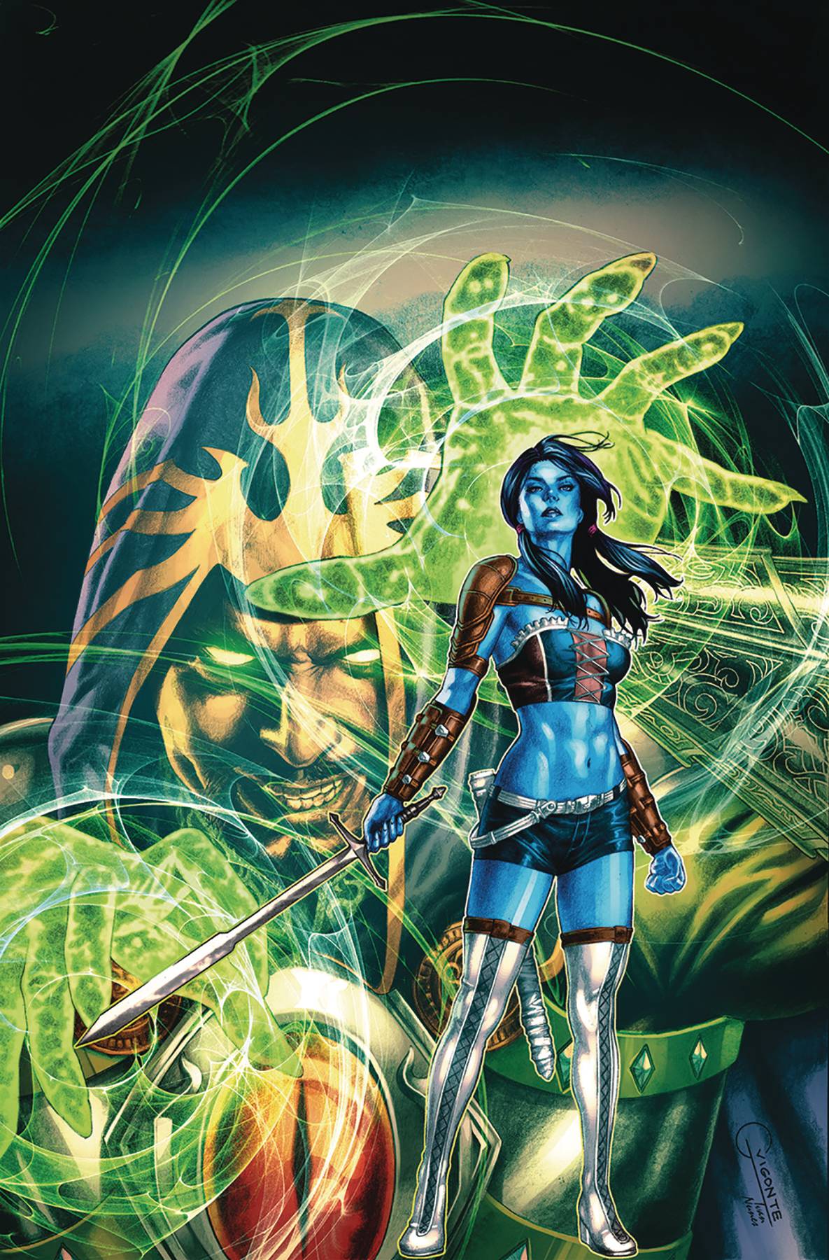 ZENESCOPE ENTERTAINMENT INC OZ HEART OF MAGIC #4 (OF 5) CVR A VIGONTE